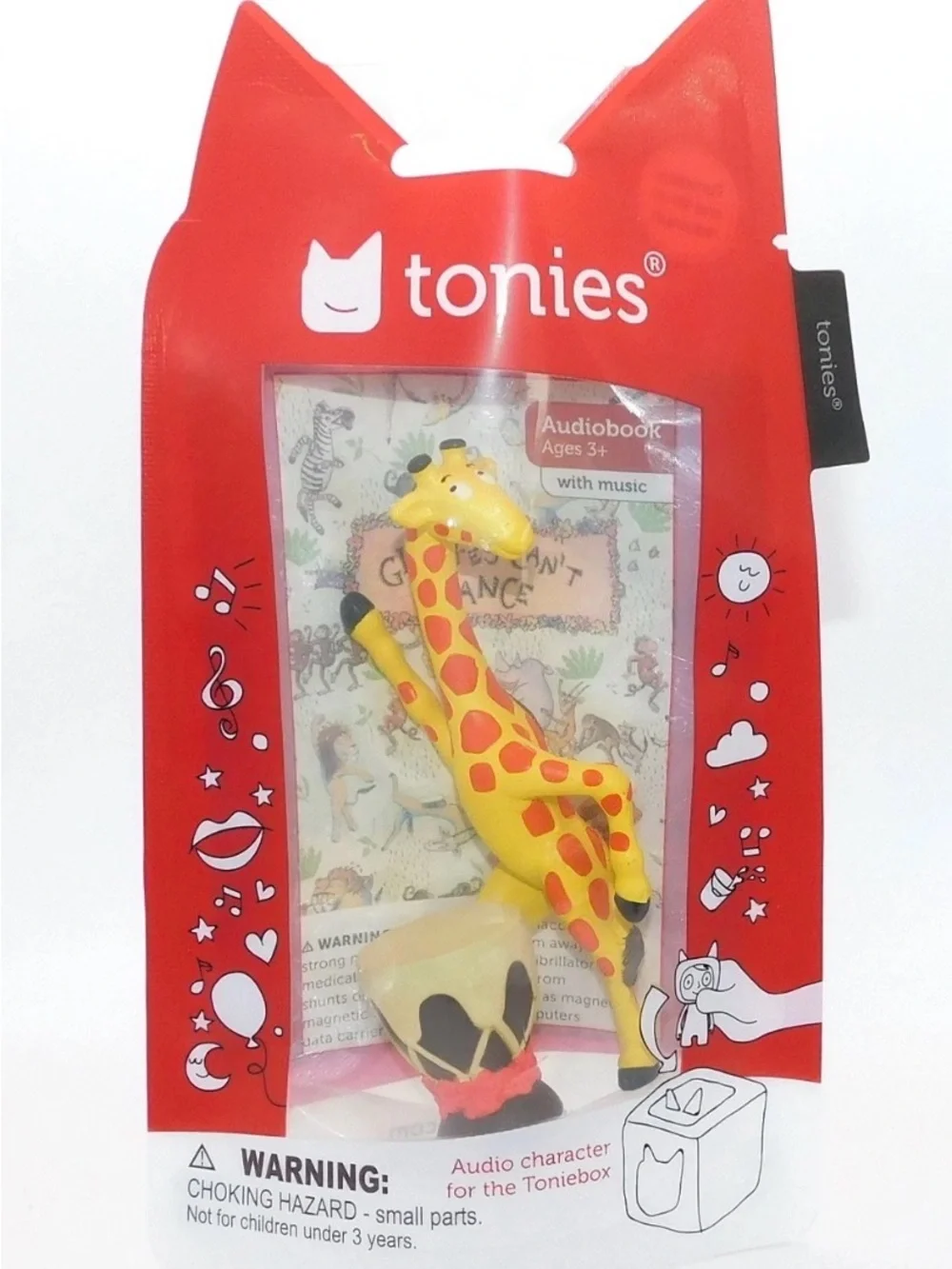 Tonies Gerald The Giraffe Audio Toy Figurine Giraffes Can't Dance Story Songs